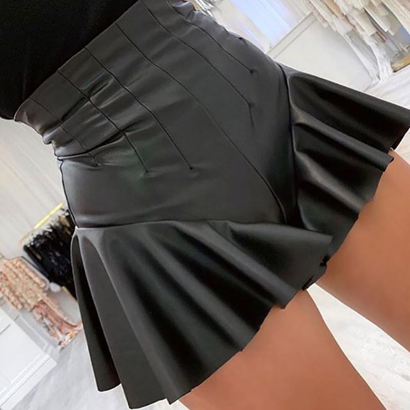 Like Hot Cakes With Wide Skirt Girl Fall Short Skirts - Chic Boutique