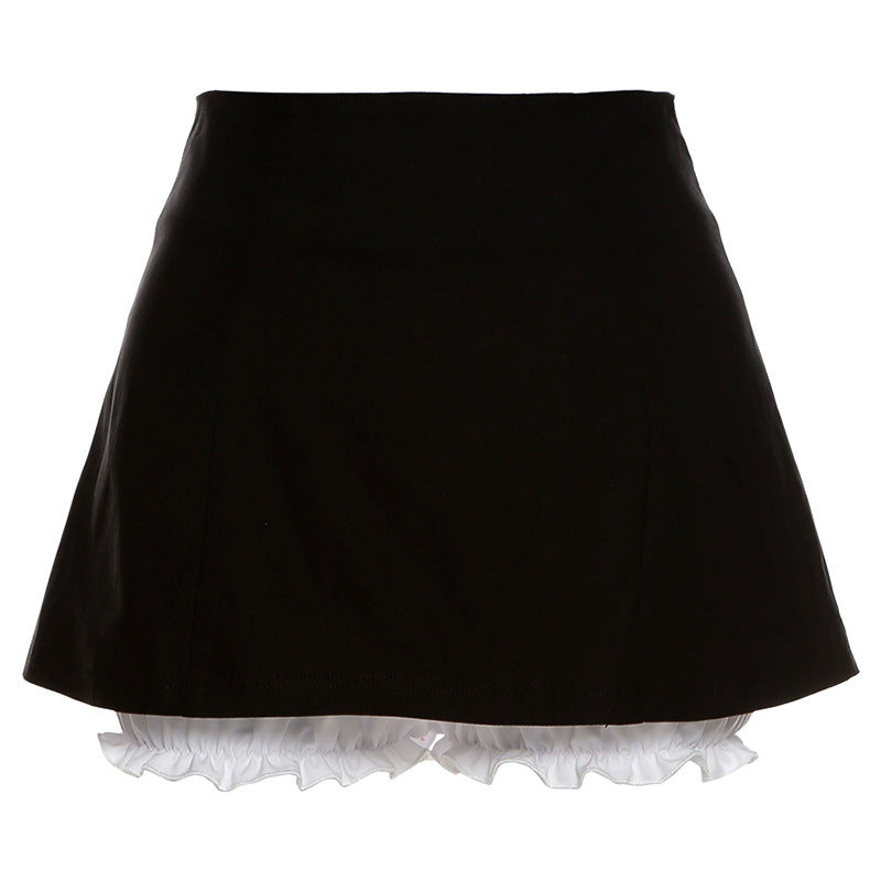 Woman Black Fashionable Temperament  Short Skirts - Chic Boutique